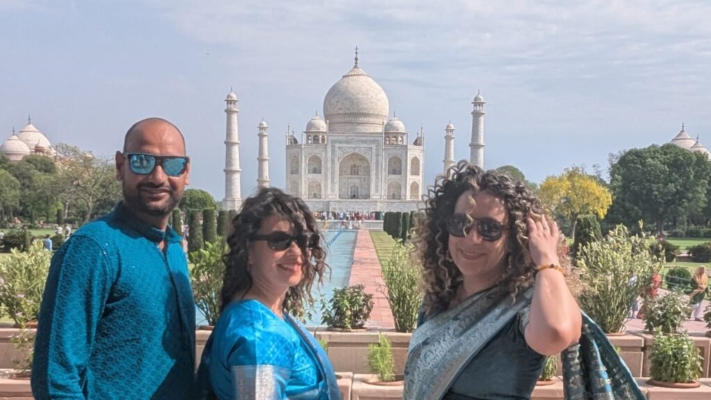 Samia, Emilie and Ajay, founders of Emilie Odyssey